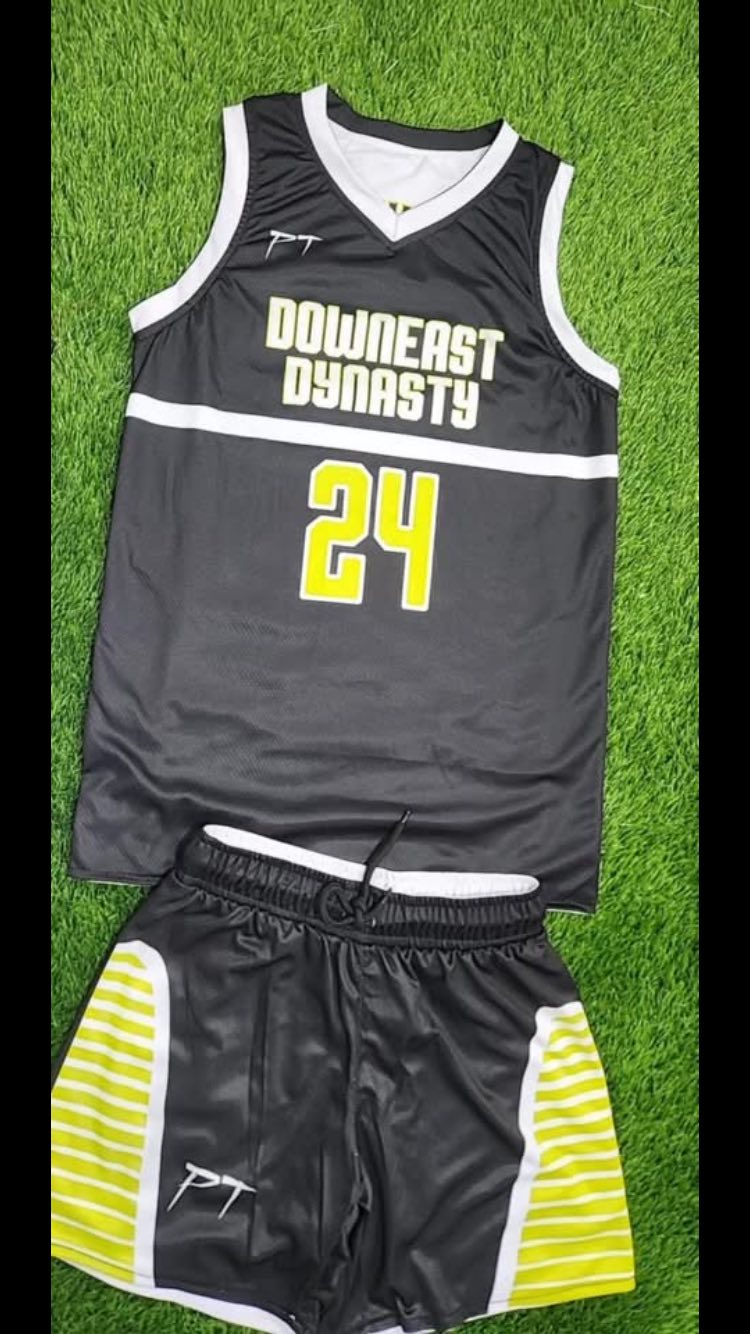 Downeast Dynasty basketball uniform