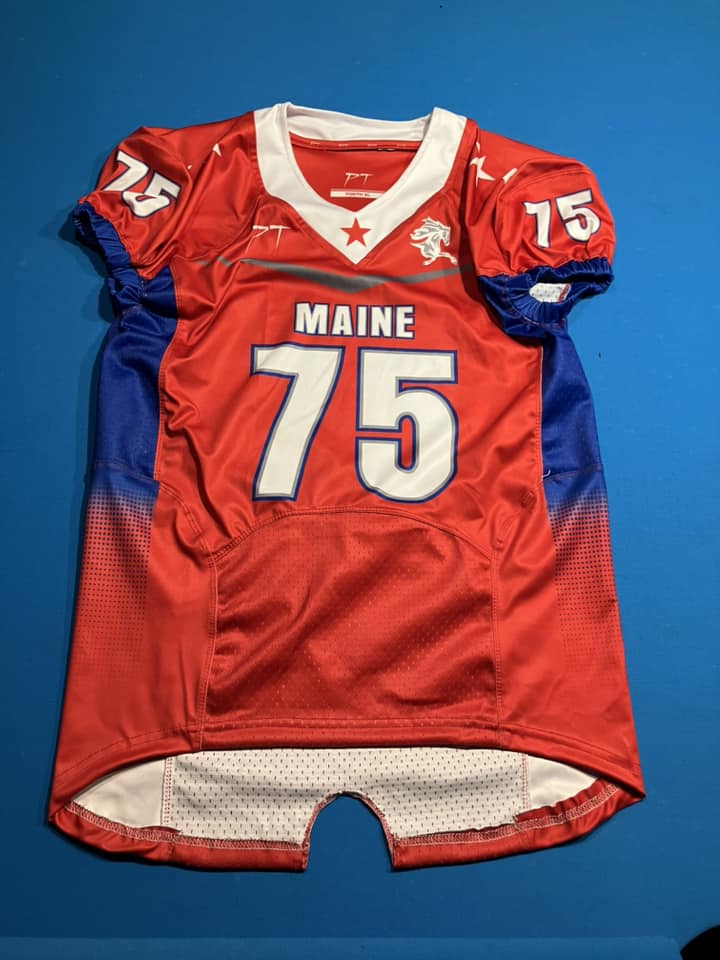 Maine football jersey