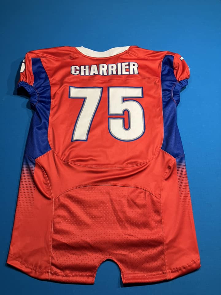 Charrier football jersey